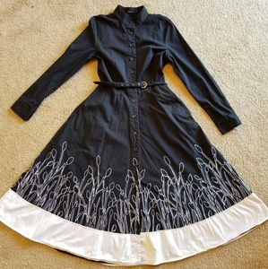 eShakti Reed Embellished Dress